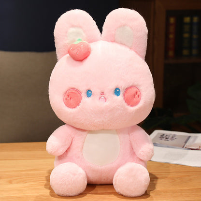 Cuddly Strawberry Bunny Plushie
